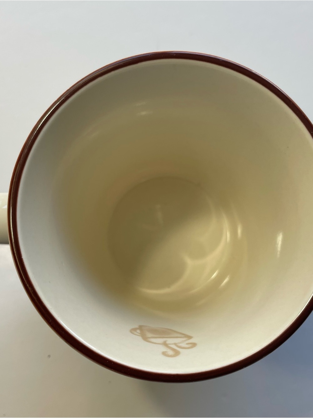 Vintage Tim Hortons 2007 Limited Edition Coffee Mug #007 Steaming Cup Cream - Picture 8 of 8